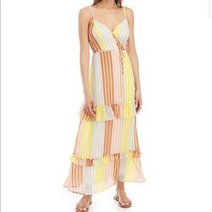 June & Hudson Striped Maxi Dress